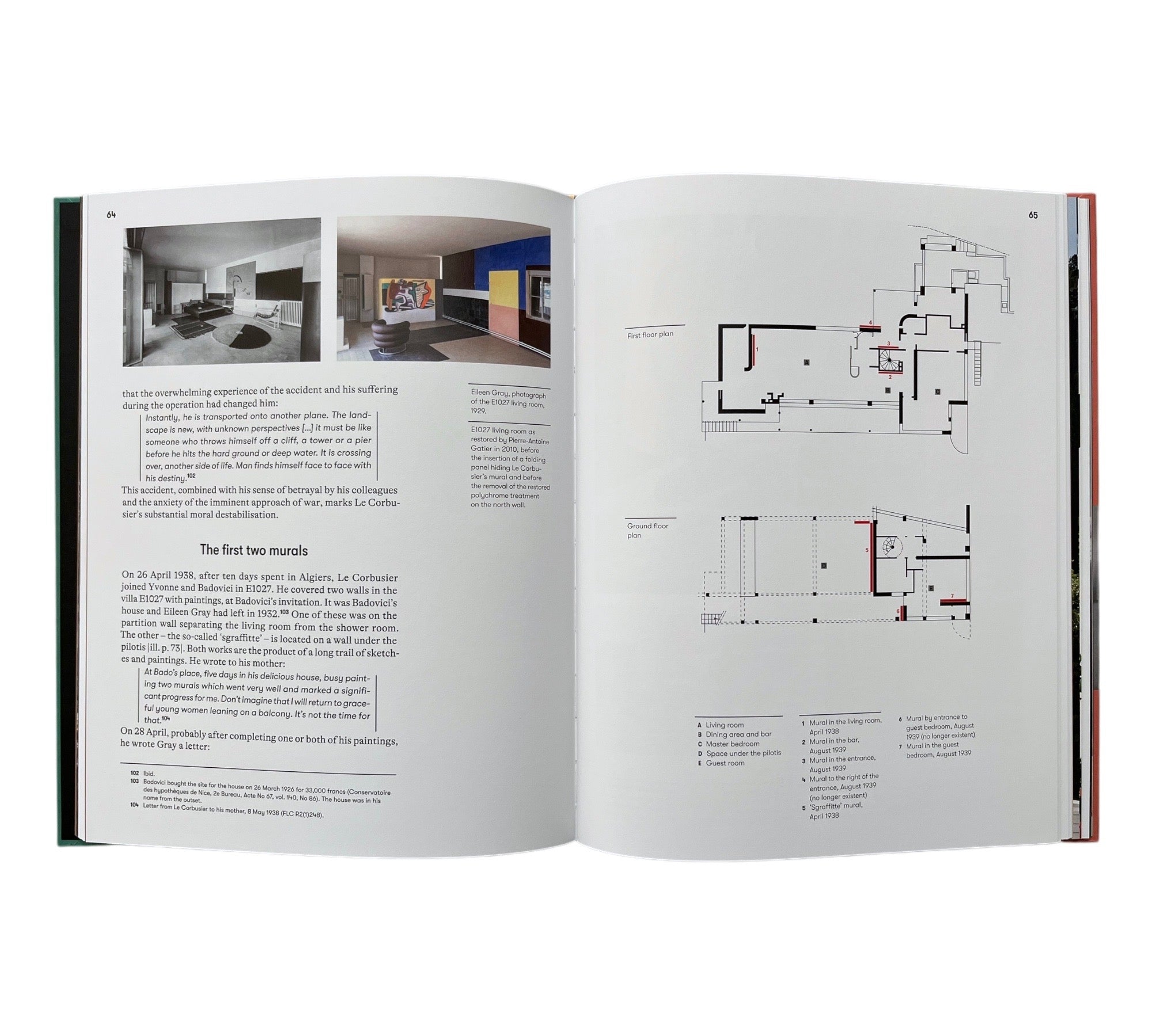 The Painter Le Corbusier: Eileen Gray's Villa E 1027 and Le Cabanon