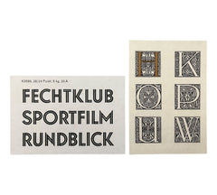 A Selection of Fifty Type Specimens: from the collection of Tobias Frere-Jones