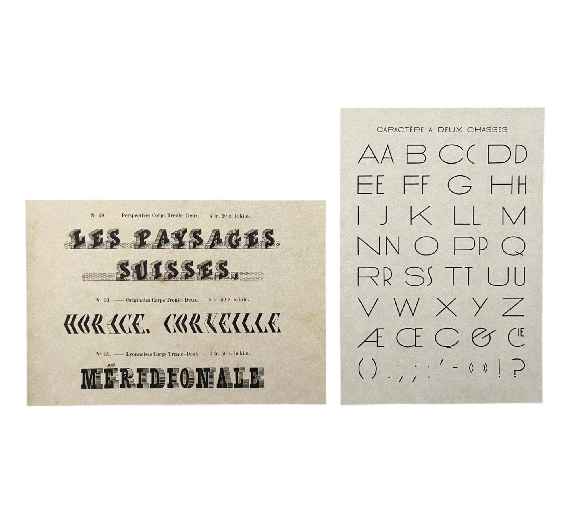 A Selection of Fifty Type Specimens: from the collection of Tobias Frere-Jones