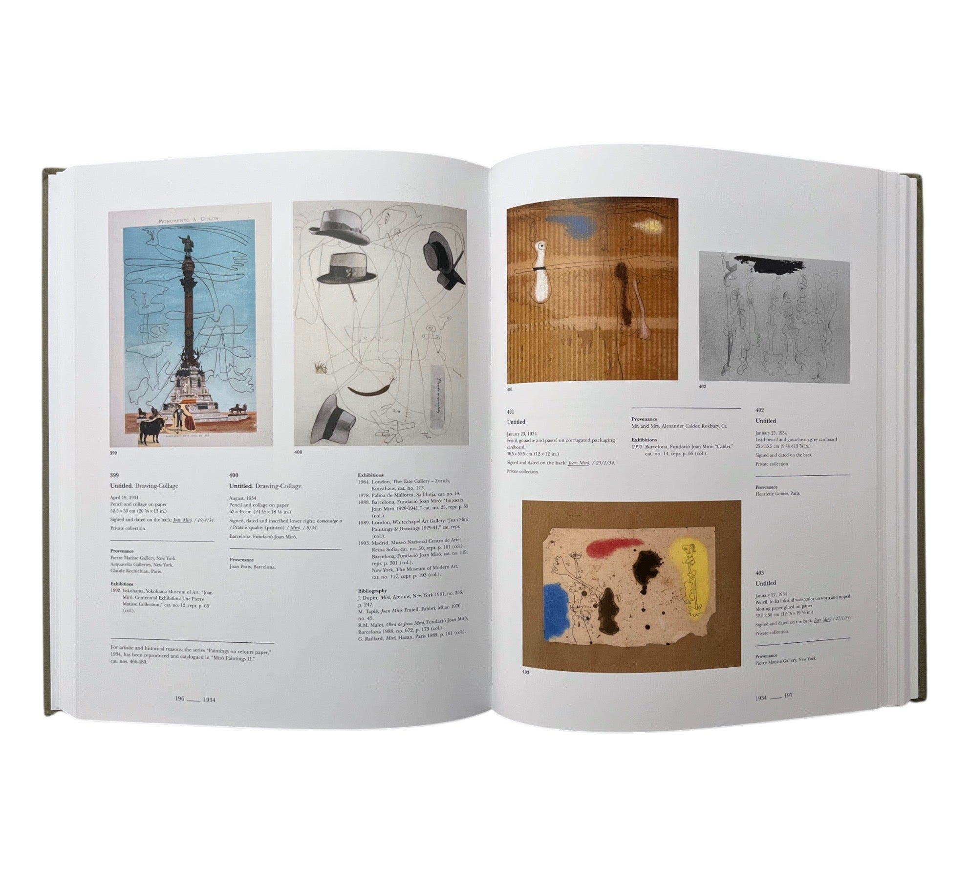 Miró Drawings: Catalogue Raisonné Volume I - 1901-1937 (Non-mint)