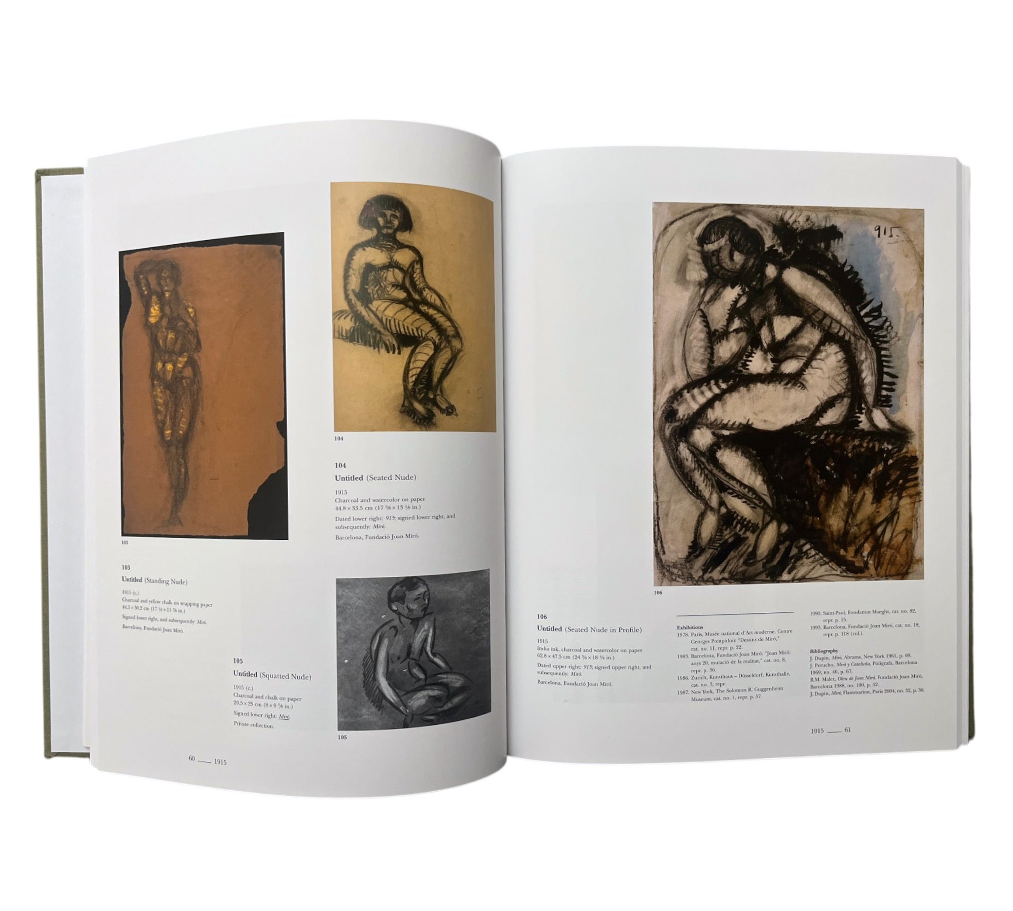 Miró Drawings: Catalogue Raisonné Volume I - 1901-1937 (Non-mint)