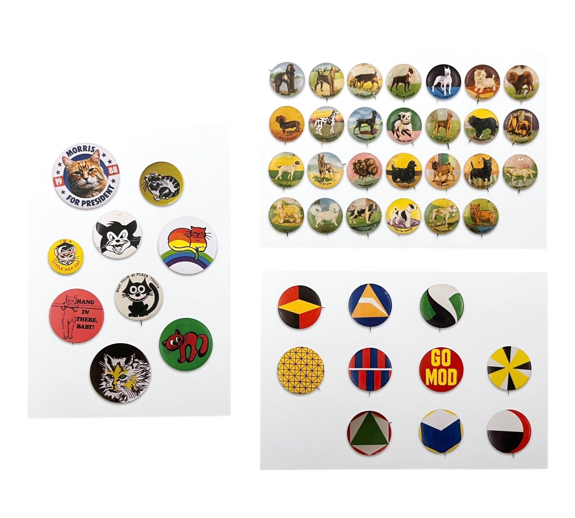 Button Box: 100 Postcards (Pin Badge Museum)