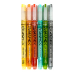 Derwent Paint Pens - 6 Colours