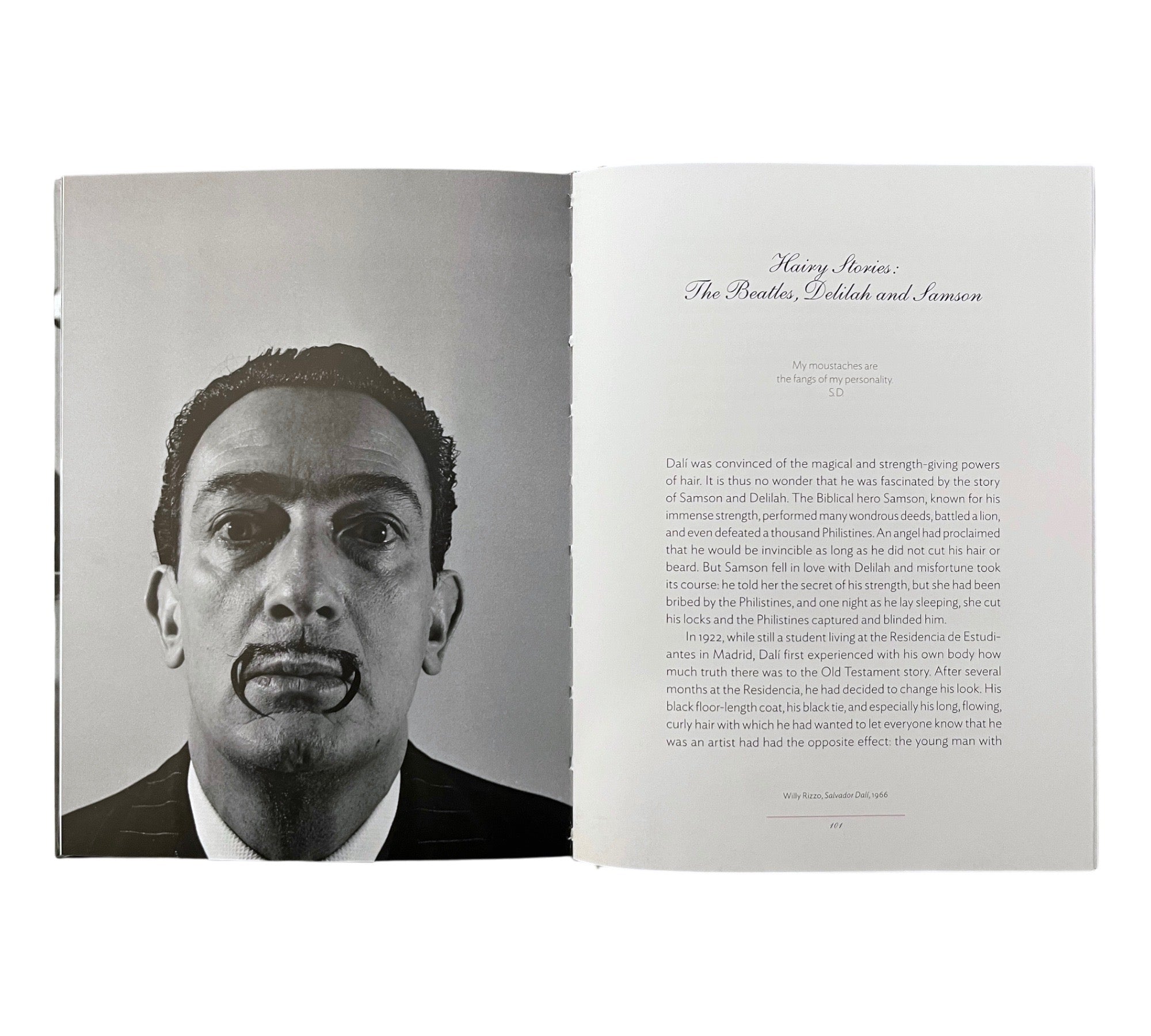 Dali's Moustaches: An Act of Homage